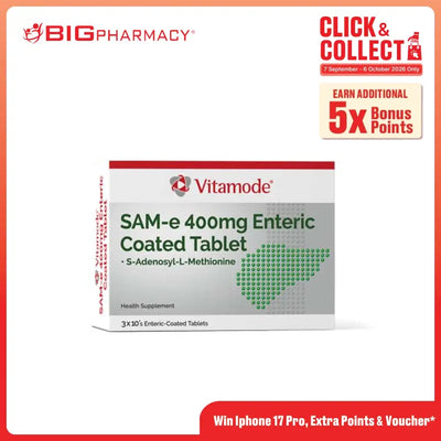 VITAMODE SAM-E 400MG 30S