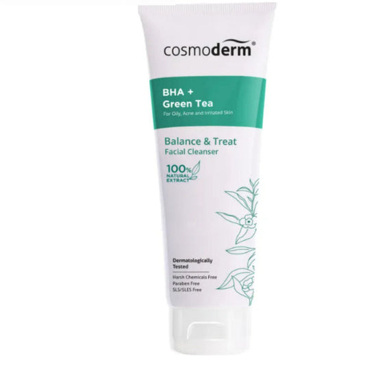 COSMODERM NATURAL BALANCE & TREAT FACIAL CLEANSER 100ML