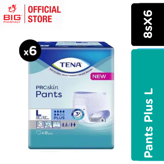 Tena Pants Plus L (8Sx6)