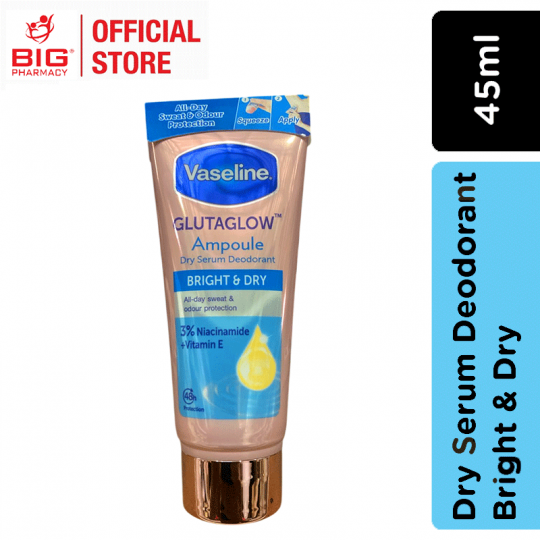 Vaseline Deodorant Dry Serum Bright & Dry 45ml