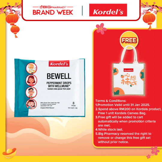 Kordels Bewell Peppermint Drops 20g