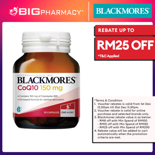 Blackmores Coq10 150mg 30S