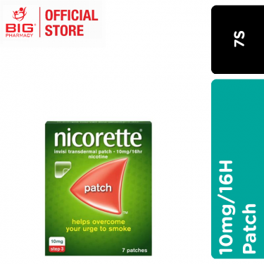 Nicorette Invisi Transdermal Patch 10mg/16H 7S