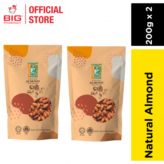 Radiant Natural Almond 200G X 2 (Promo Pack)