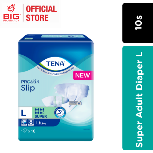 Tena super Adult Diaper L 10s