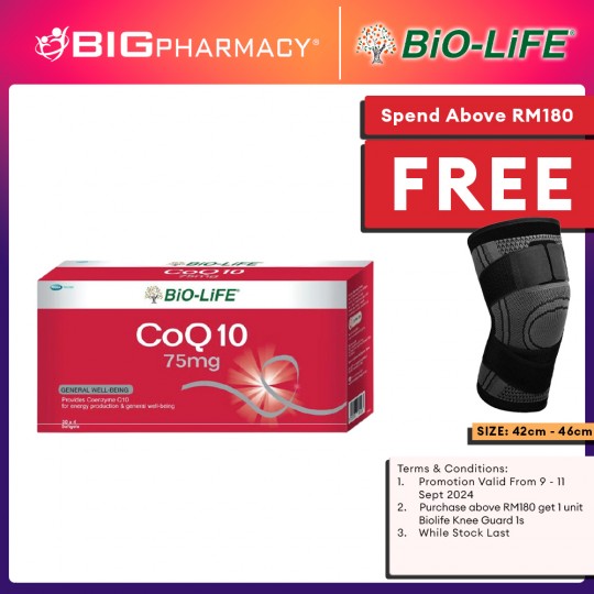 Biolife Coq10 75mg 30s x4