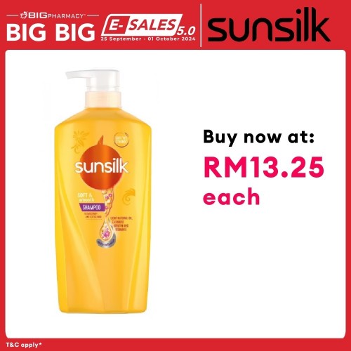 SUNSILK SHAMPOO NOURISHING SOFT & SMOOTH 625ML