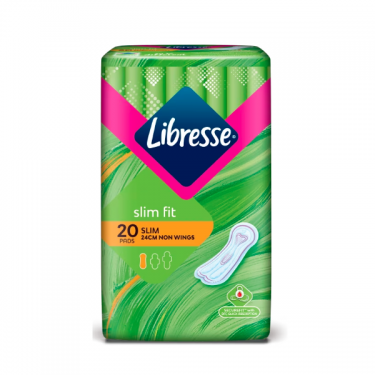 LIBRESSE SLIM NON WINGS SANITARY PAD 20S