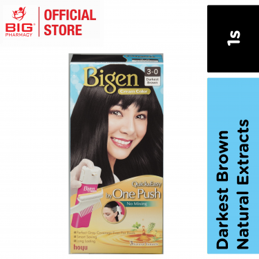 Bigen Cream Color 3-0 (Darkest Brown)