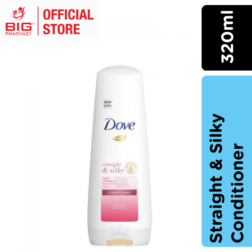 DOVE CONDITIONER STRAIGHT & SILKY 320ML