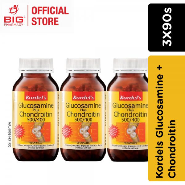 Kordels Glucosamine + Chondroitin 500/400 3X90s