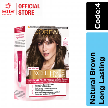 LOREAL EXC 4 NATURAL BROWN