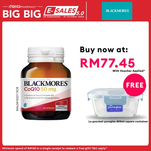 Blackmores CoQ10 50mg 30s