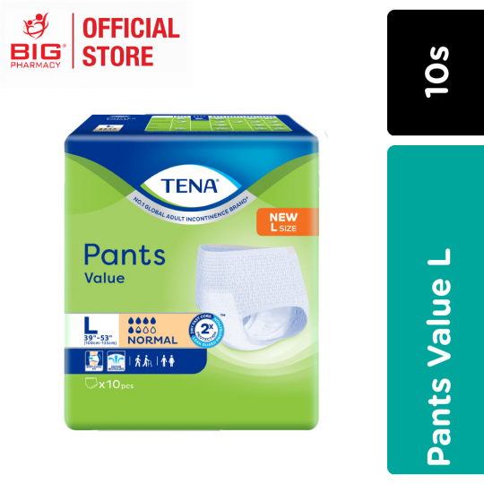 TENA PANTS VALUE L 10S