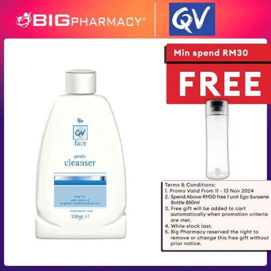 Ego QV Face Gentle Cleanser Vitamin E 250ml