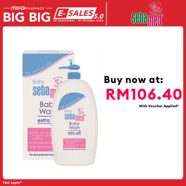 Sebamed Baby Wash Extra Soft 1000ml