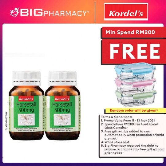 Kordels Horsetail 500mg  2X60s