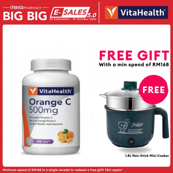 Vitahealth Orange C 500mg Chewable 100S