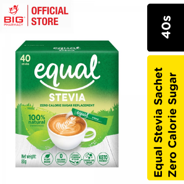 EQUAL STEVIA SACHET 40S