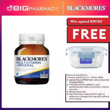 Blackmores Multivitamins + Minerals 30s