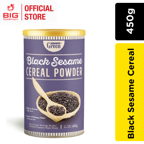 More Green Black Sesame Cereal Powder 450g