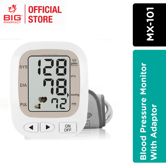 Ezyswiss Mx-101 Blood Pressure Monitor With Adaptor