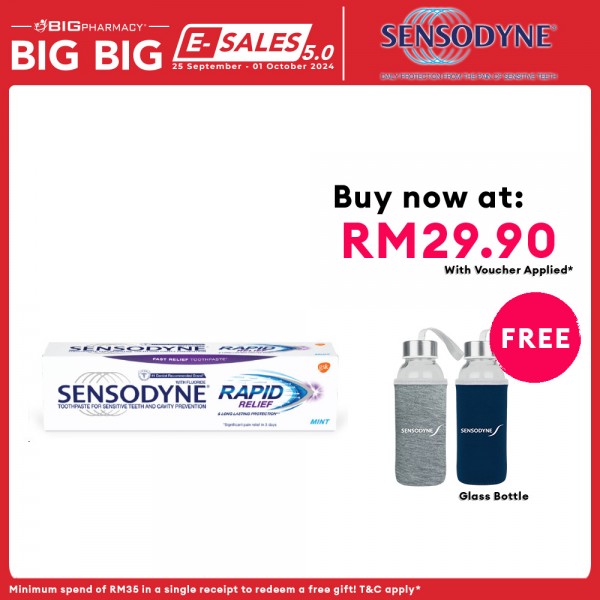 Sensodyne Toothpaste Rapid Relief 100g X2