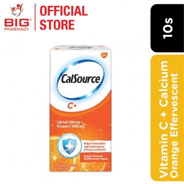 Calsource Tab Eff 260mg+ C 10s