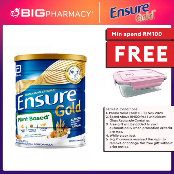 ENSURE GOLD PLANT BASED (ALMOND) 800G