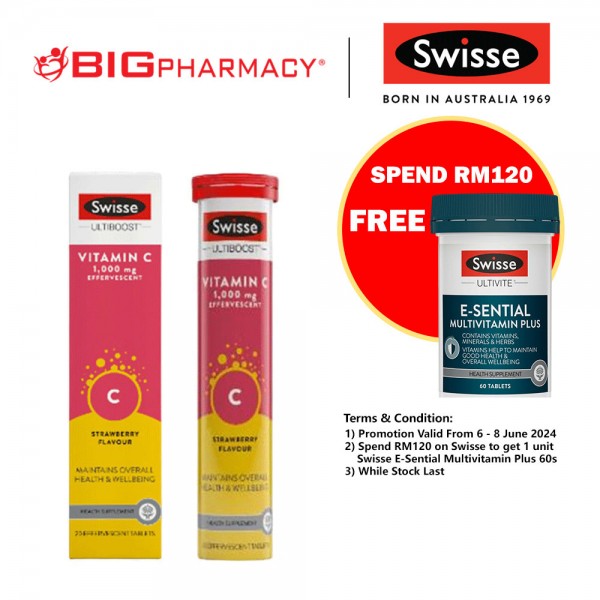 Swisse Ultiboost Vitamin C Effervescent 20s
