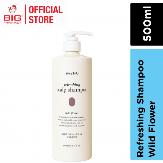 SIMPLYO REFRESHING SCALP SHAMPOO (WILD FLOWER) 500ML