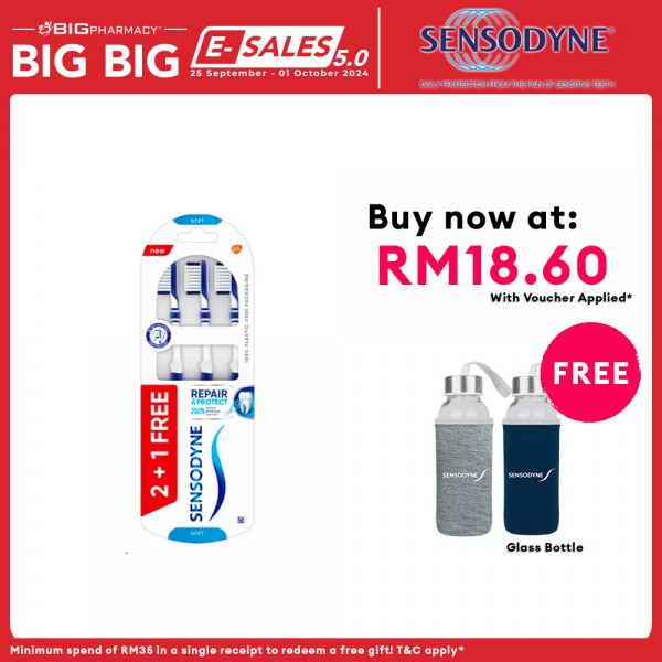 SENSODYNE T/BRUSH REPAIR & PROTECT S 3S (B2F1)