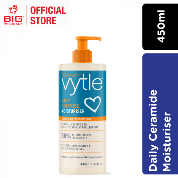 Vytle Daily Ceramide Moisturiser 450ml