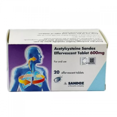 Sandoz Acetylcysteine Eff Tablet 600mg 20S