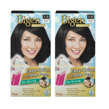 Bigen One Push Hair Color Natural Black 1-0 2S