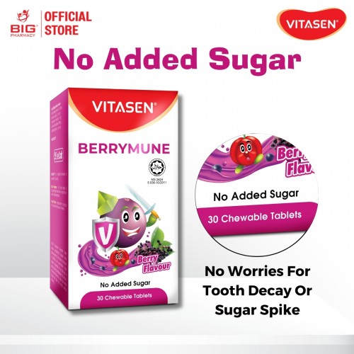 Vitasen Berrymune Chewable Tablet 30s