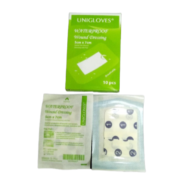 Unigloves Waterproof Wound Dressing 5Cmx7Cm 10Pc