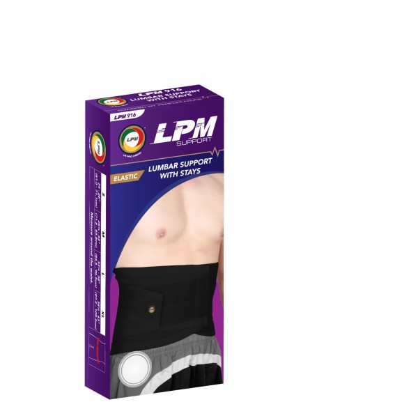 Lpm (916) Elastic Lumbar Support With Stays (XXL)