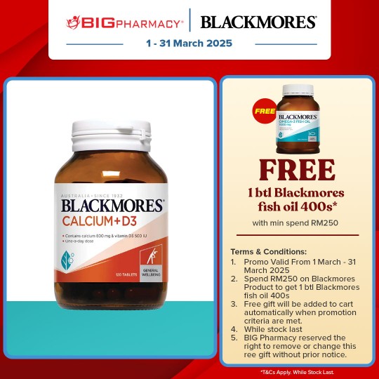 Blackmores Calcium + D3 120S