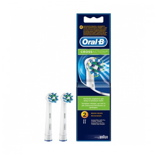 Braun Oral B Cross Action Brush Head Refill (EB50-2) | Big Pharmacy