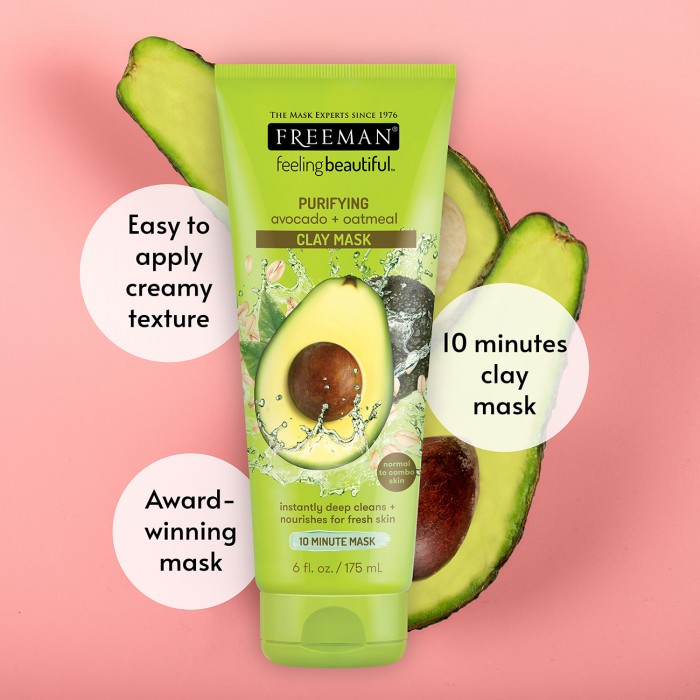 Freeman Facial Avocado & Oatmeal Clay Mask 150Ml | Big Pharmacy