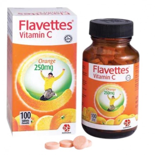 Flavettes Chewable Vitamin C 250mg (Orange) 100s