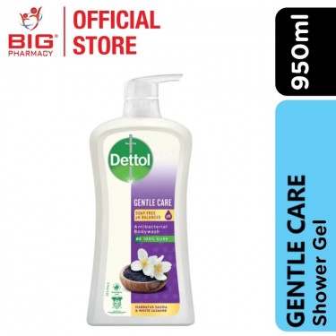 DETTOL SHOWER GEL GENTLE CARE 950ML