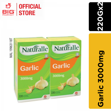 Naturalle Garlic 3000mg 220s+220s