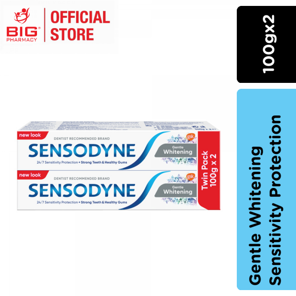 Sensodyne T/Paste Gentle Whitening 2X100g