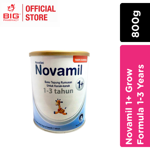 Novalac Novamil 1+ Grow Growing-Up Formula 800g 1-3 Years