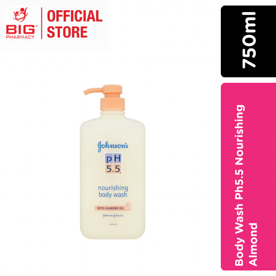 Johnsons Body Wash Ph5.5 Nourishing 750ml Almond