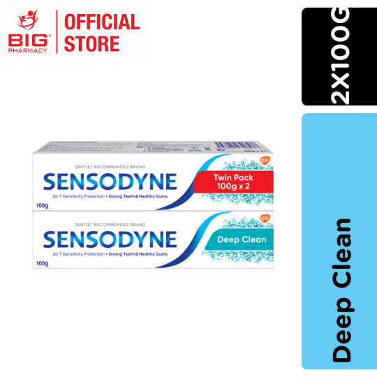 Sensodyne T/Paste Deep Clean 2X100G