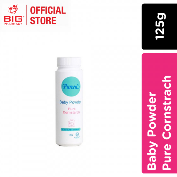 Pureen Baby Powder Pure Cornstrach 125g