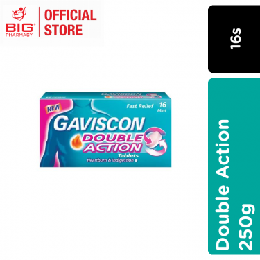 Gaviscon Double Action 250mg 16s